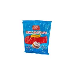 Grana color Rojo x 1kg