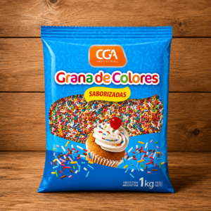 Grana color Multicolores x 1kg