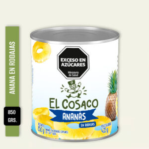 Anana en rodajas El Cosaco x 850 grs