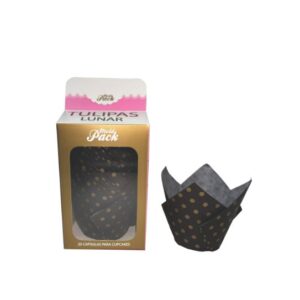 Tulipas Negro Lunares