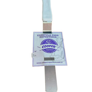 Espatula Doblada chica Acero Inox. N°14