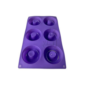 Molde silicona para Donas x6 unid. 6,5 diam.